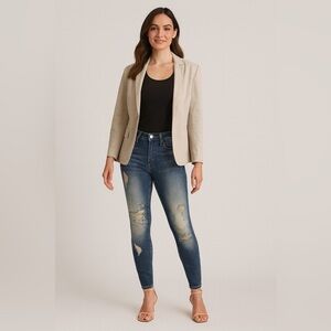 Gilded Intent • NWT $150 Distressed Jeans